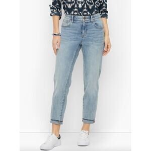 Talbots Everday Relaxed Jean 18W Light Wash Ankle Stretch